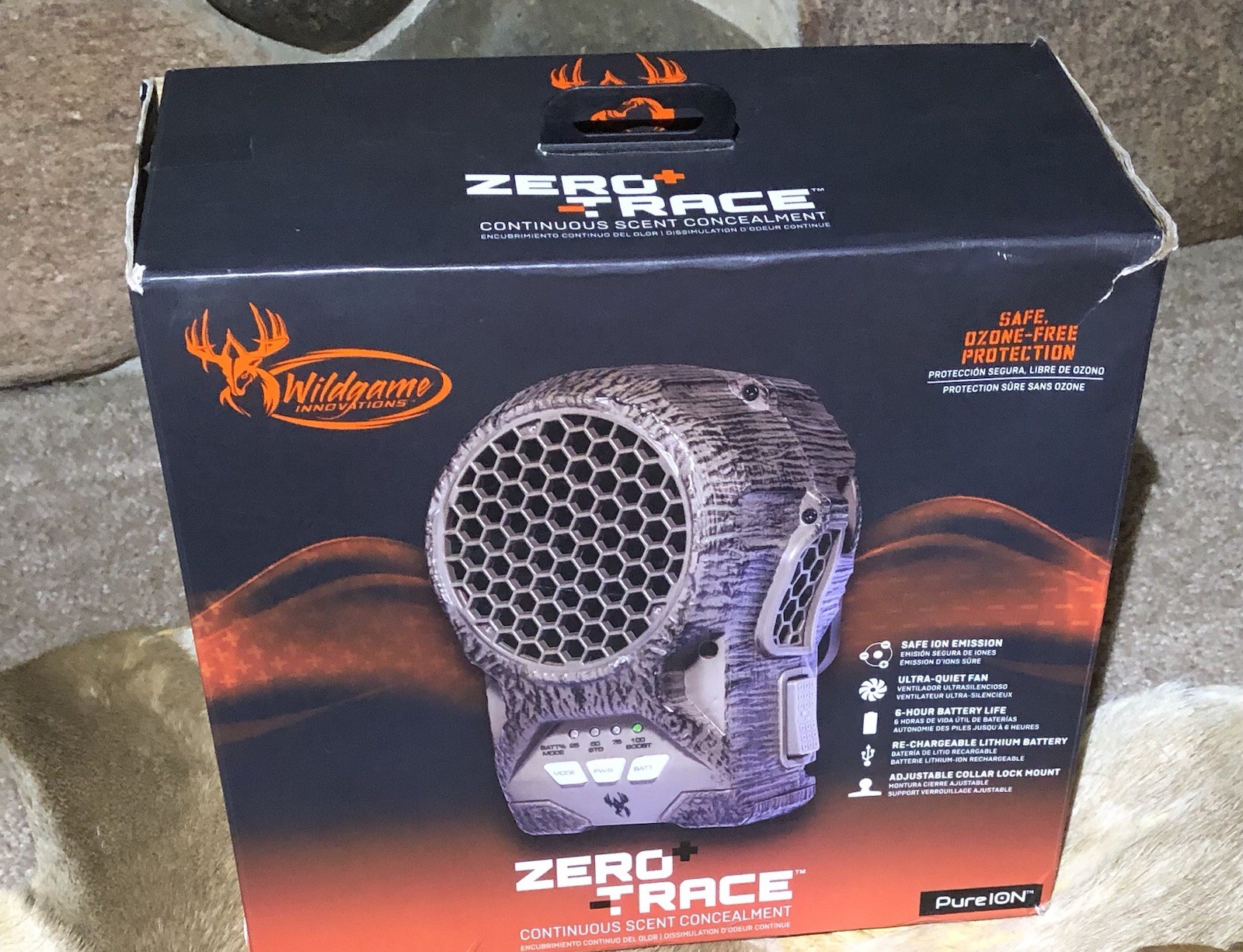 Wildgame Innovations ZeroTrace PureION Field Scent Eliminator Generator