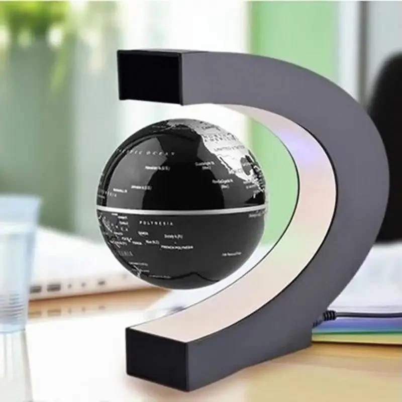 Magnetic Floating Levitation Globe LED World Map Electronic Antigravity Lamp Nov