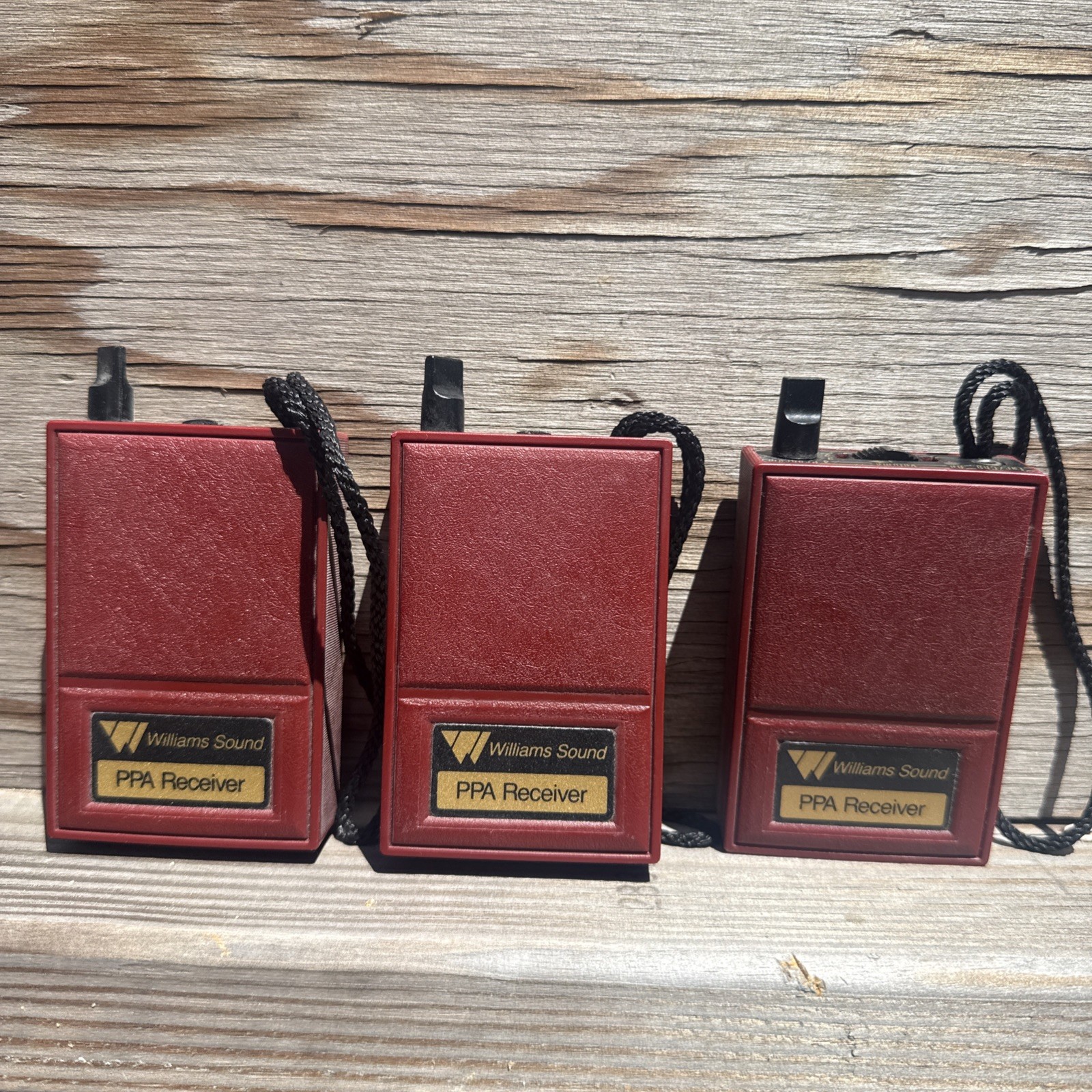 Lot Of 3 Williams Sound PPA FM Receivers Model R7 IMMACULATE