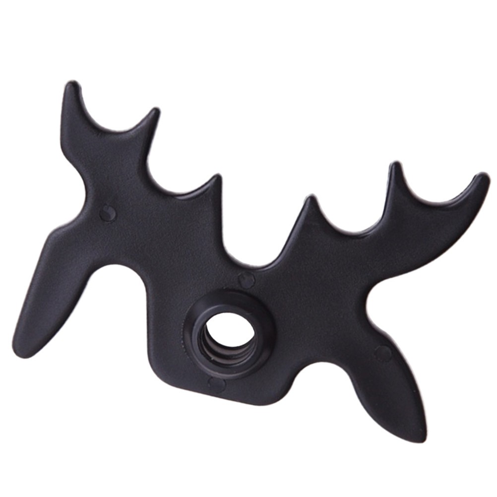 Reusable Pool Cue Rack with Antler Design Black Durable Pool Table Accessories