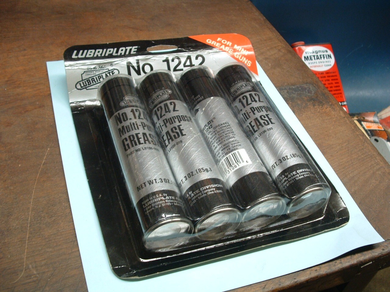 NEW 4 PACK OF LUBRIPLATE HD 3 OZ HIGH PRESSURE GREASE CARTRIDGES LO106099 #1242