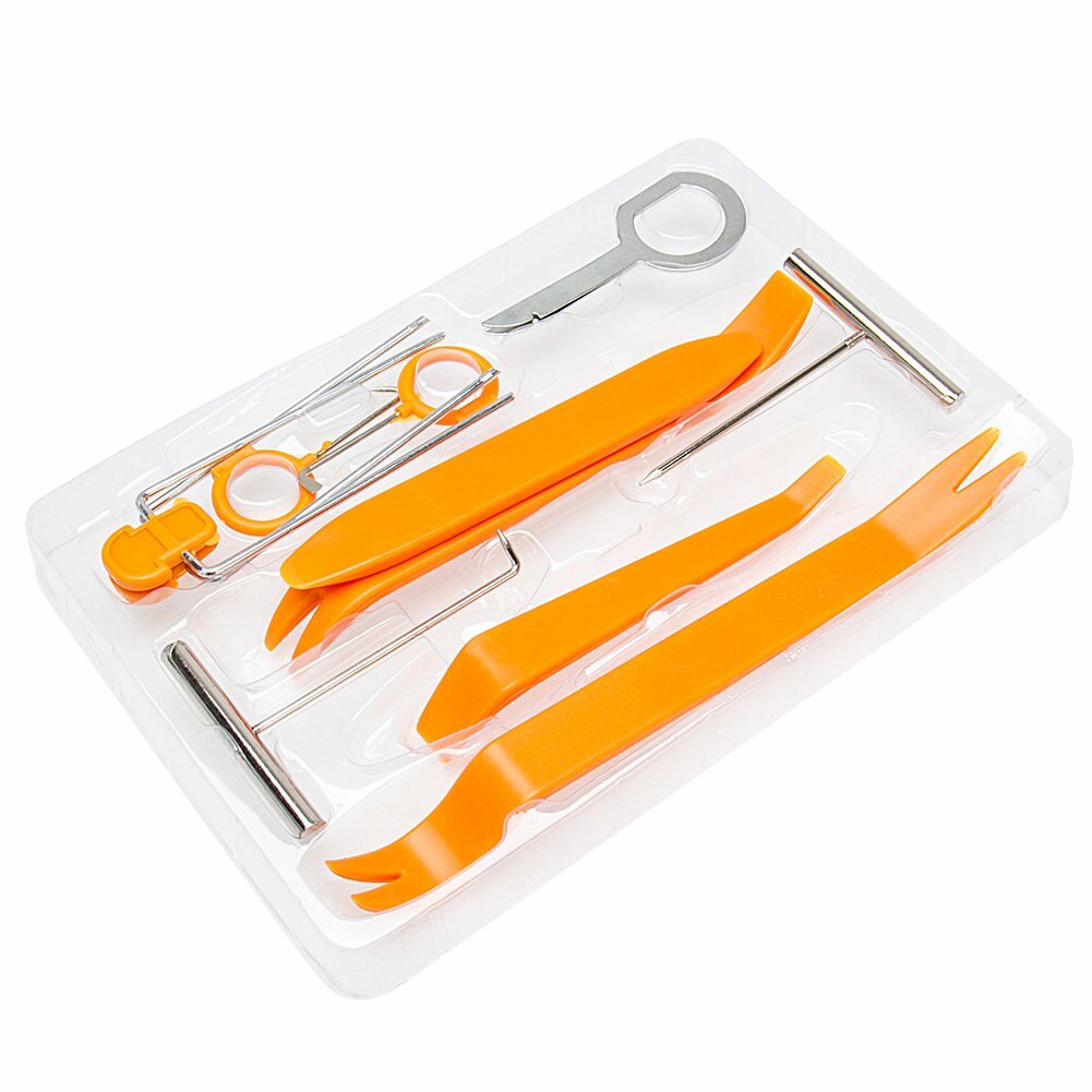 Car Radio Audio Stereo Door Trim Dash Panel Install Removal Pry Tool Tools Kit