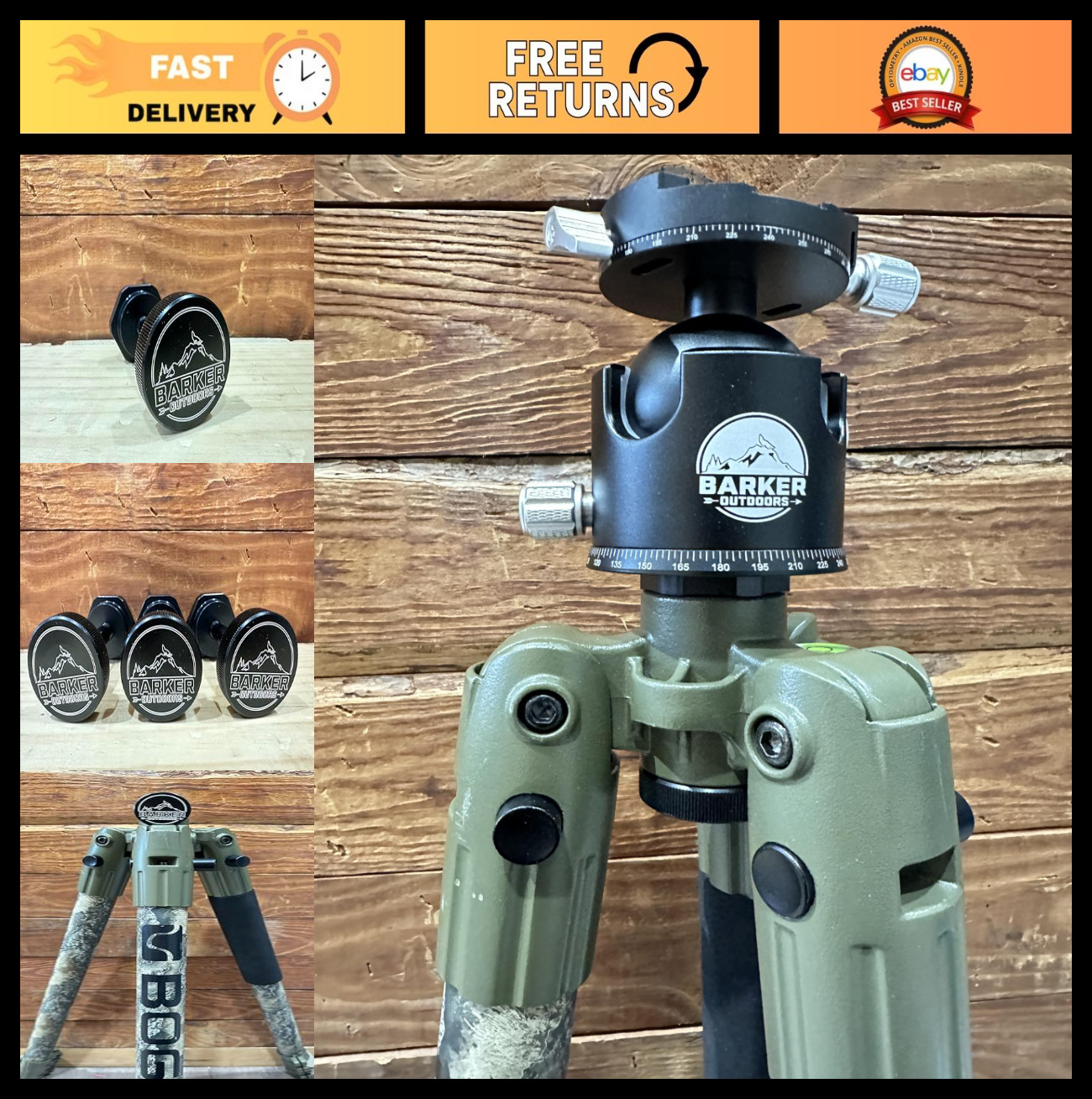 Universal Ballhead Conversion Adapter for Tripods - Lightweight, Durable Design