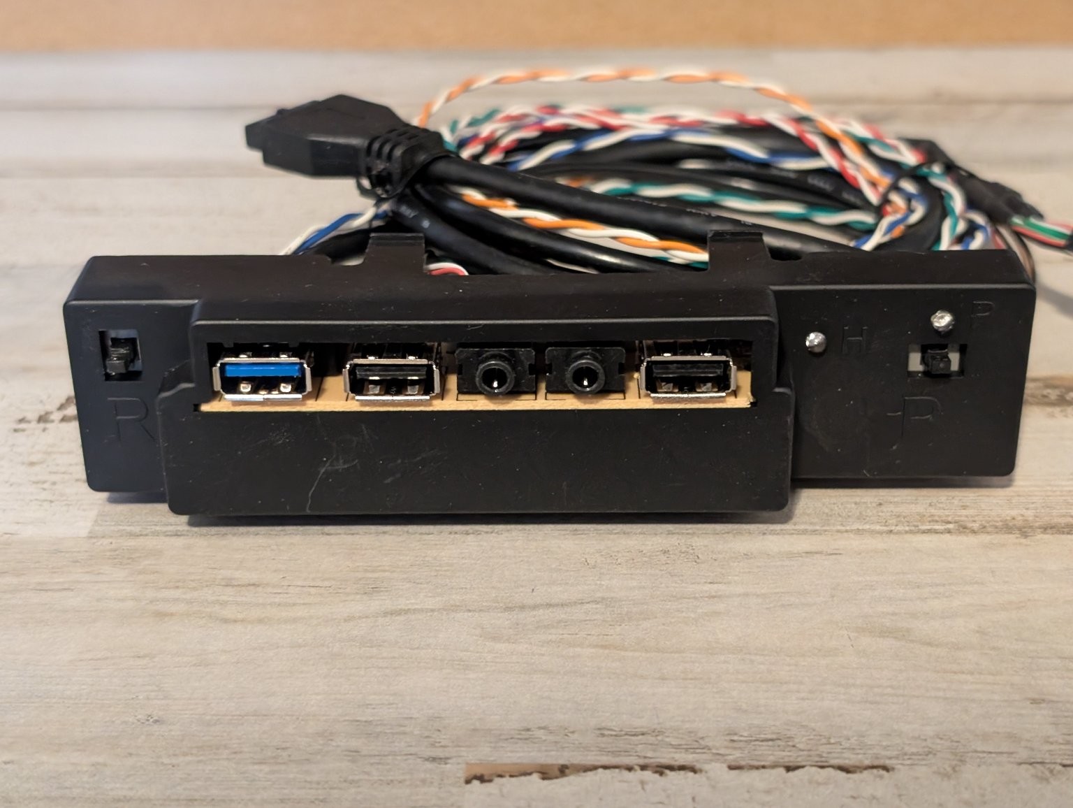 PC Front Panel I/O USB 3.0 2.0 Audio Jacks Power Reset HDD LED