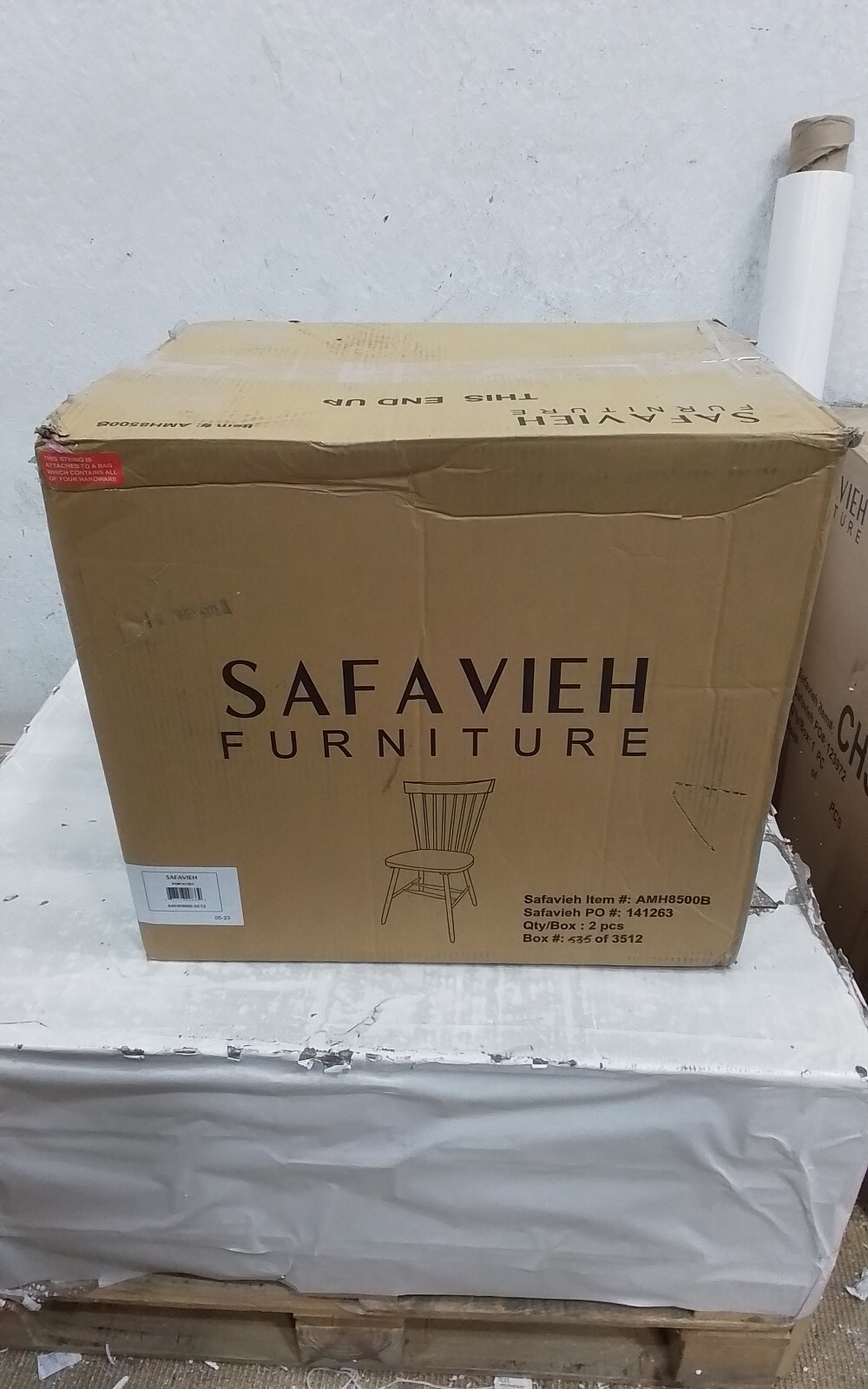 Safavieh PARKER SPINDEL SIDE CHAIR, Reduced Price 2172732485 AMH8500B