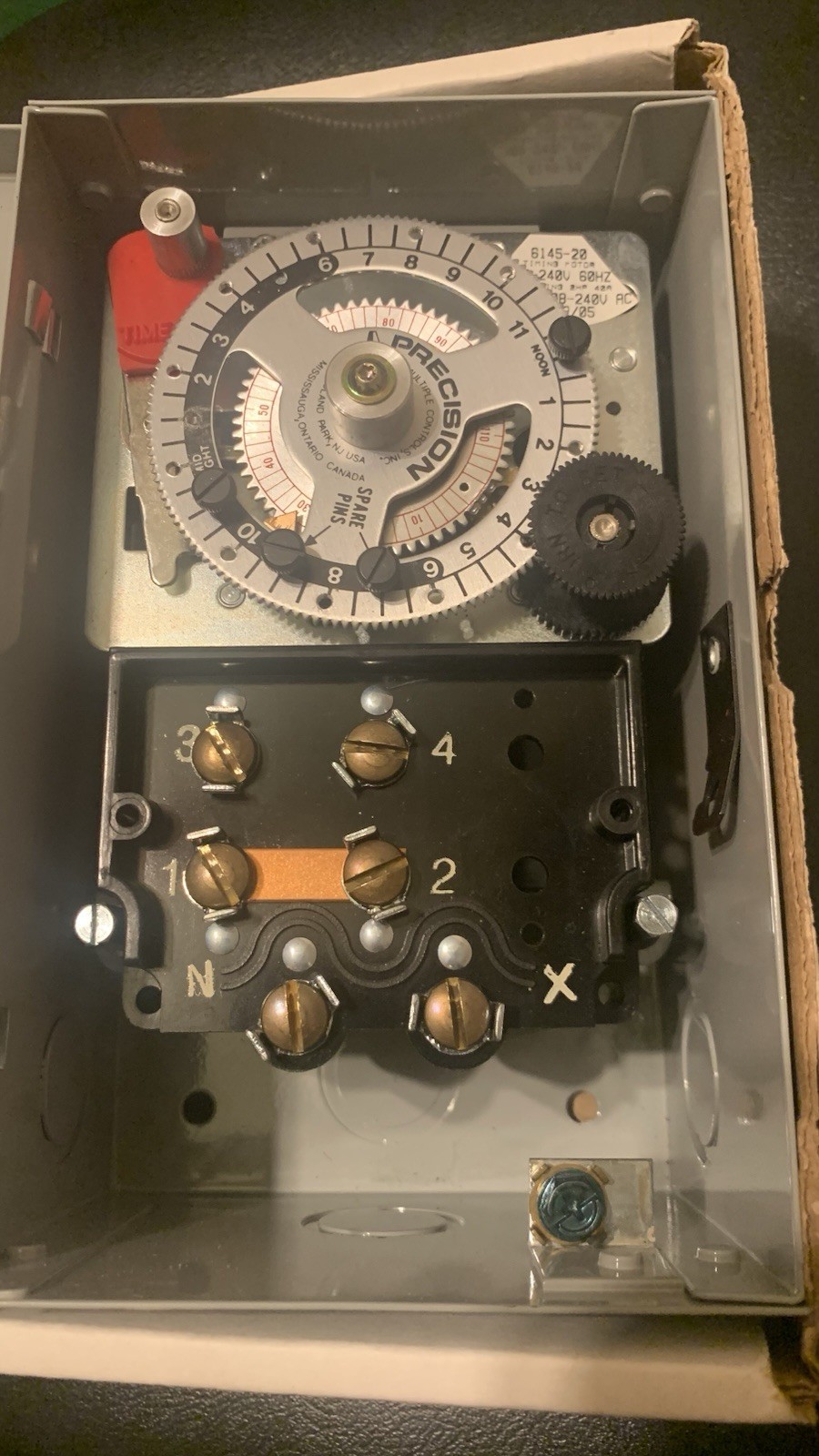 Precision 6145-20 Defrost Timer with NEMA III Enclosure
