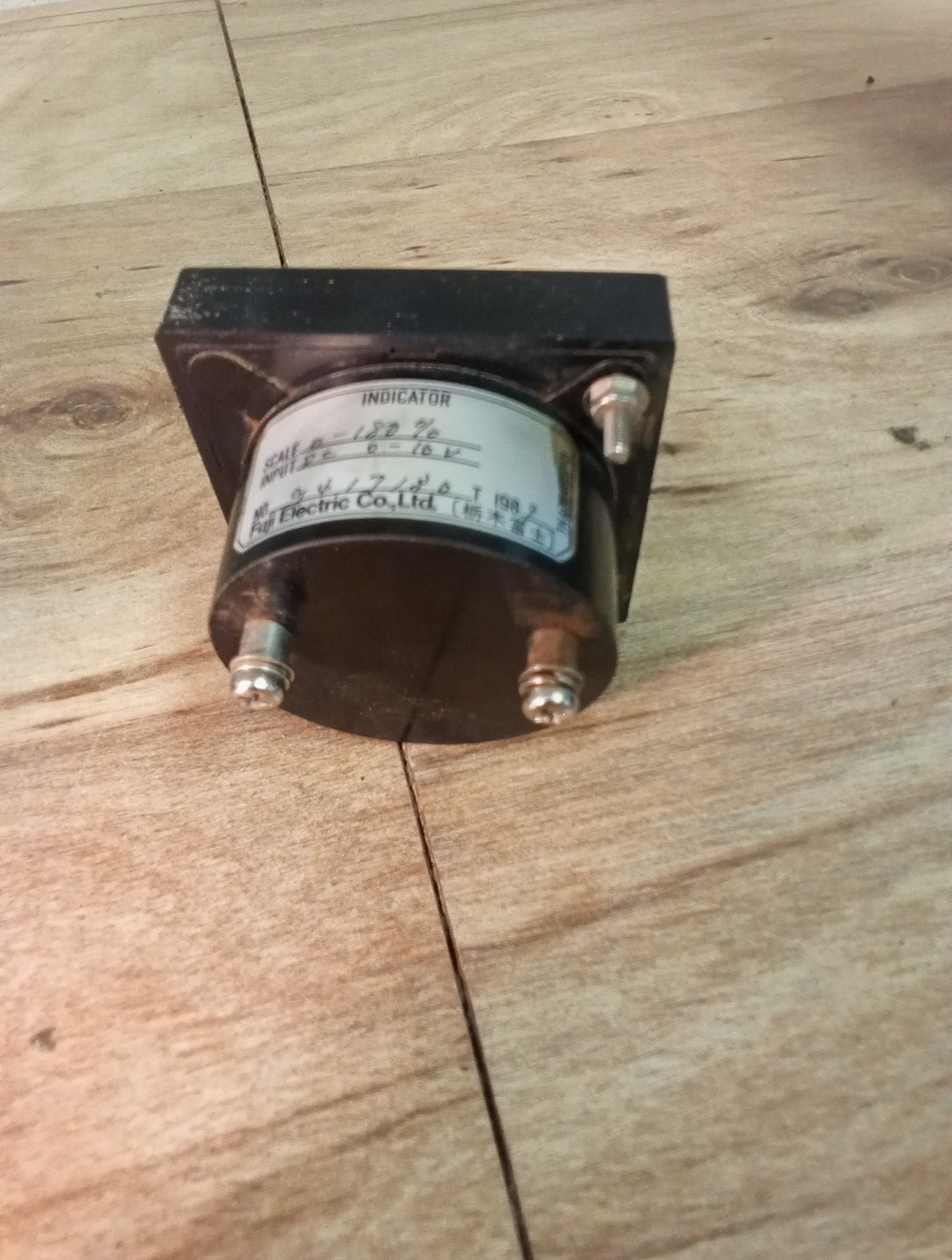Fuji Electric FS-60 Meter AC Ammeter 0.5a Amp 500Ma Panel Mount