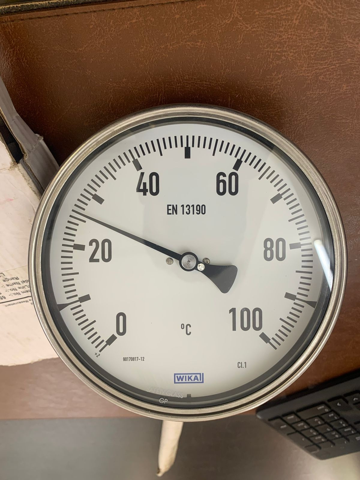 NEW WIKA S5551/4, NS160 BIMETAL INDUSTRIAL THERMOMETER FREE FAST SHIPPING