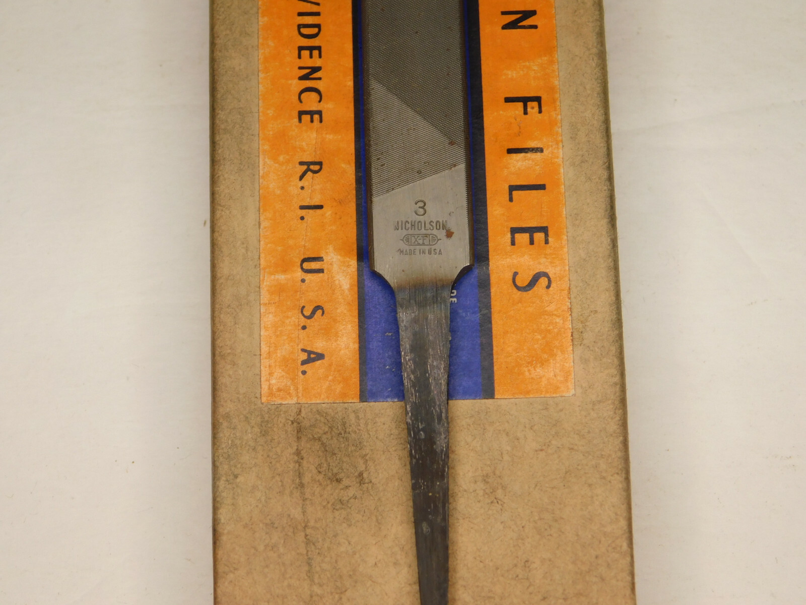 Nicholson XF 6” 3 Cut Crochet File USA NOS