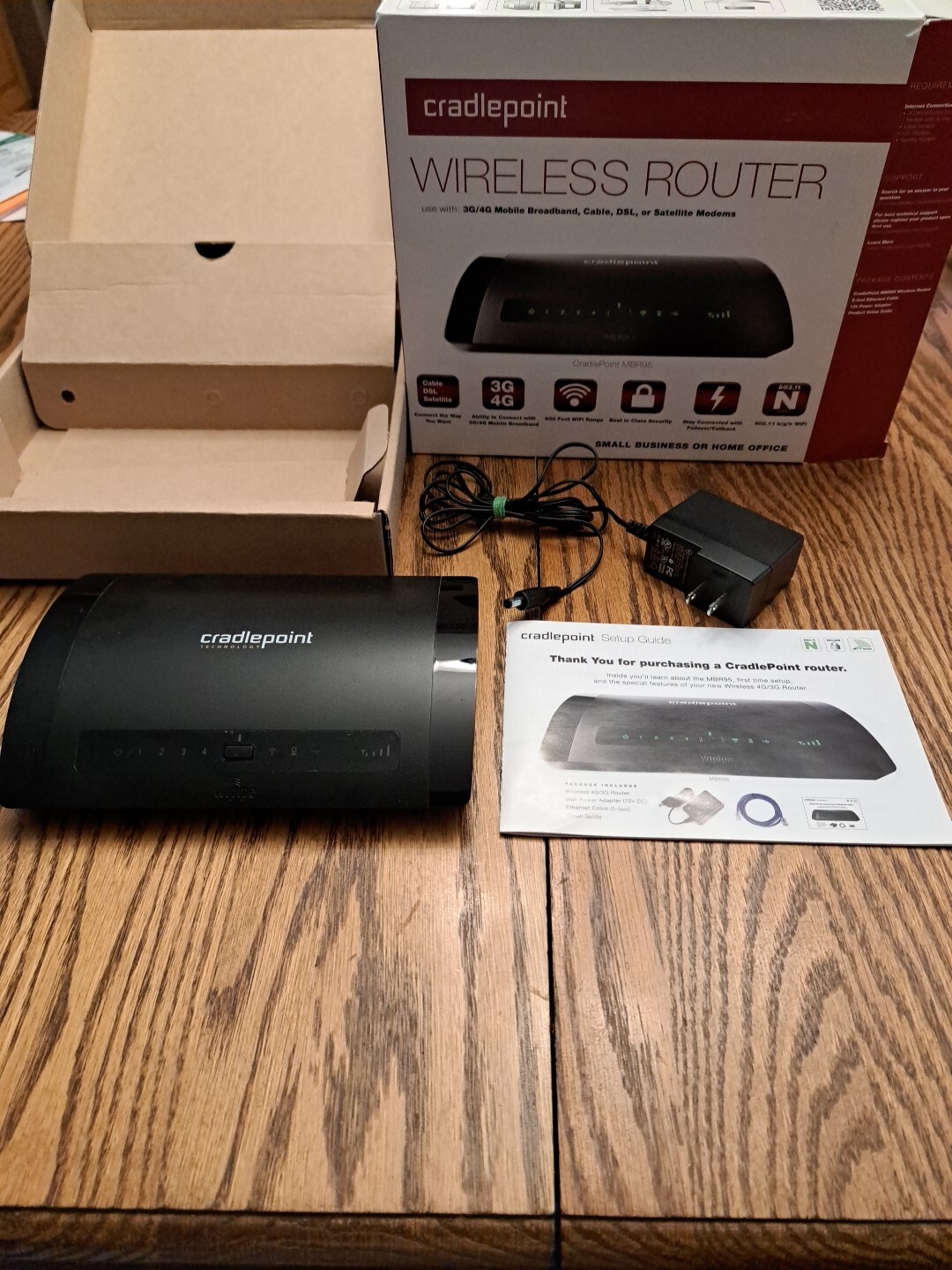 Cradlepoint 3g,4g Mbr95 Wireless Router No Ethernet Cable