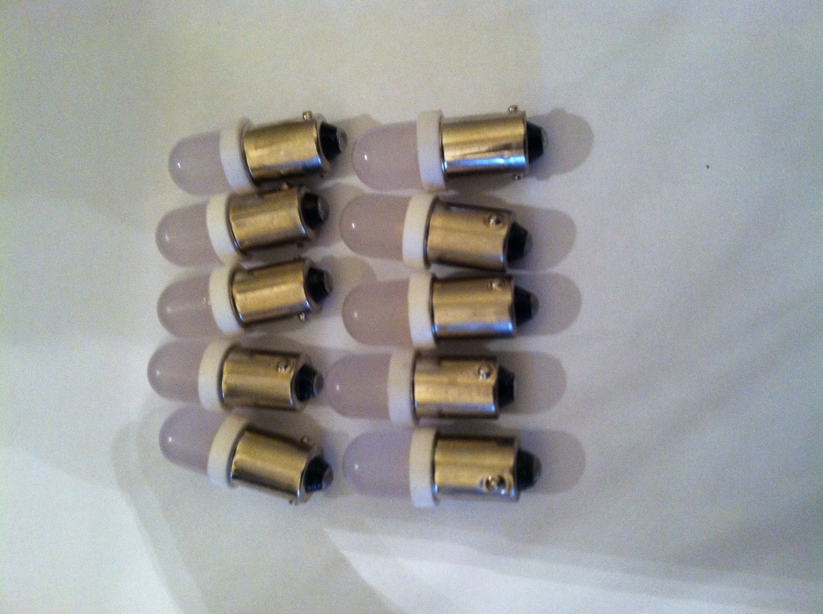 44 Or 47 LED Pinball Machine Lamps. 10 Lamps Free Shipping Warm White