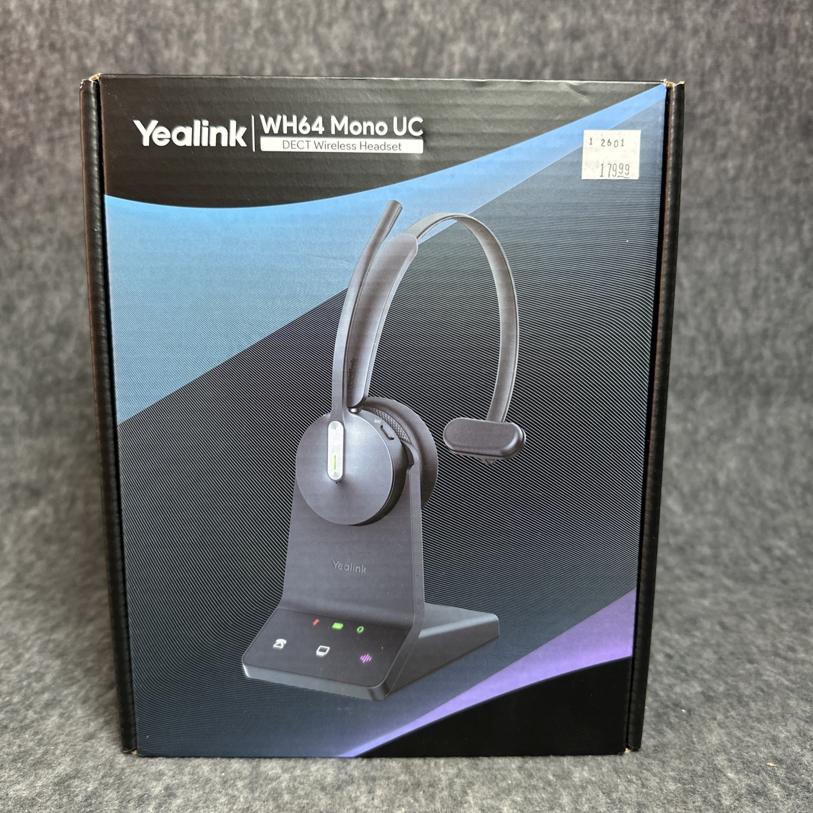 Yealink WH64 DECT & Bluetooth Mono UC Zoom Wireless Headset 606 ft Range NEW