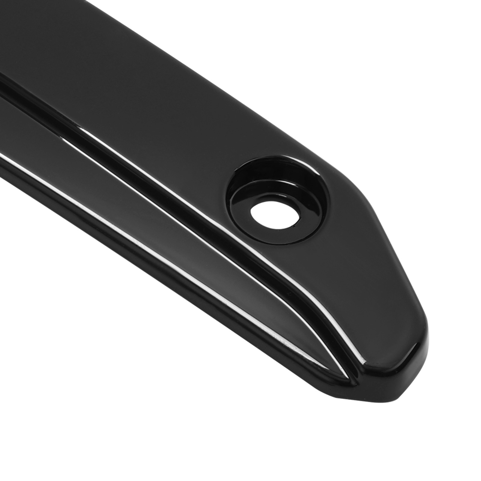 Black Split Windscreen Windshield Side Trim Fit For Harley CVO Road Glide 23-25