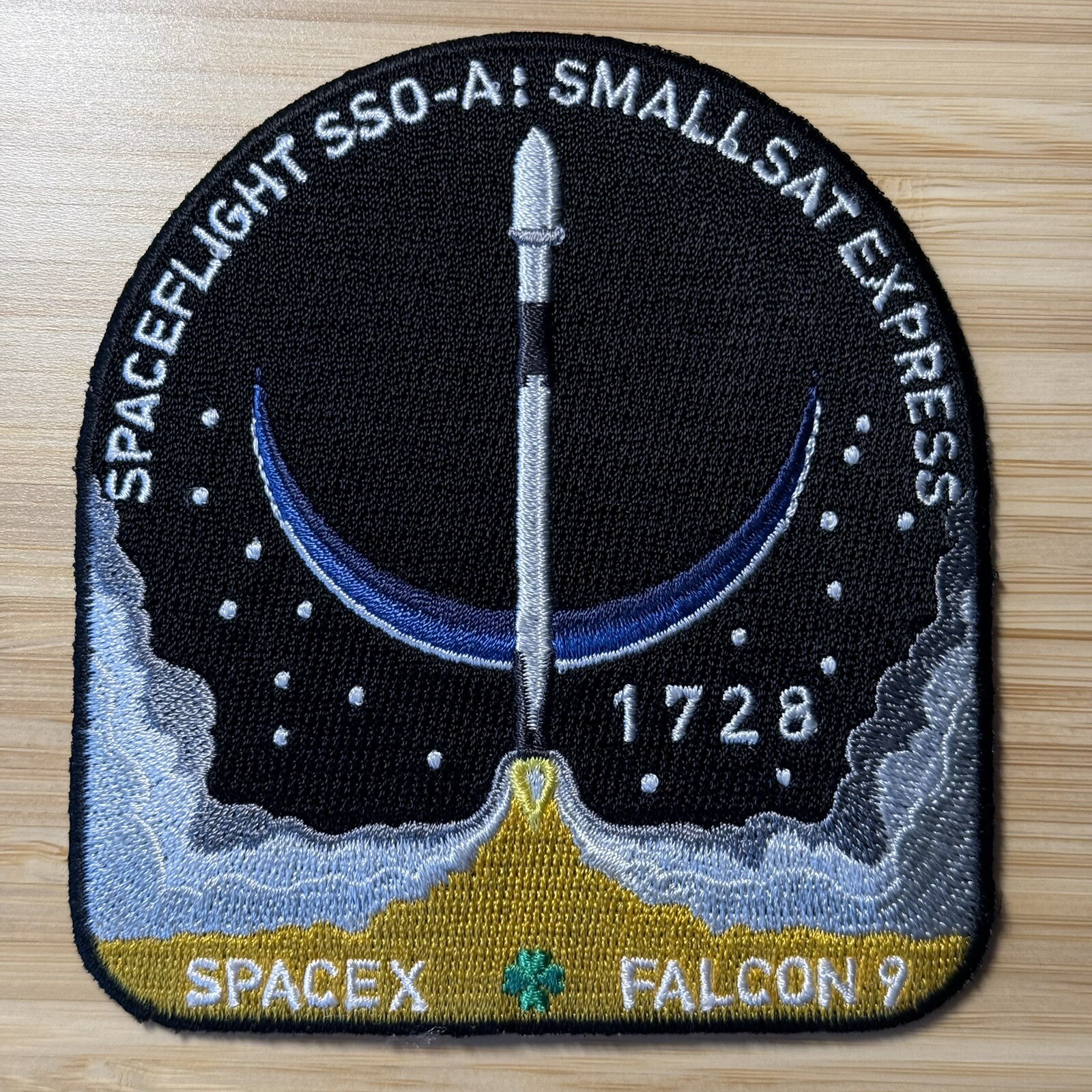 Authentic SSO-A SMALLSAT EXPRESS SPACEX FALCON 9 VAFB Employee Mission PATCH