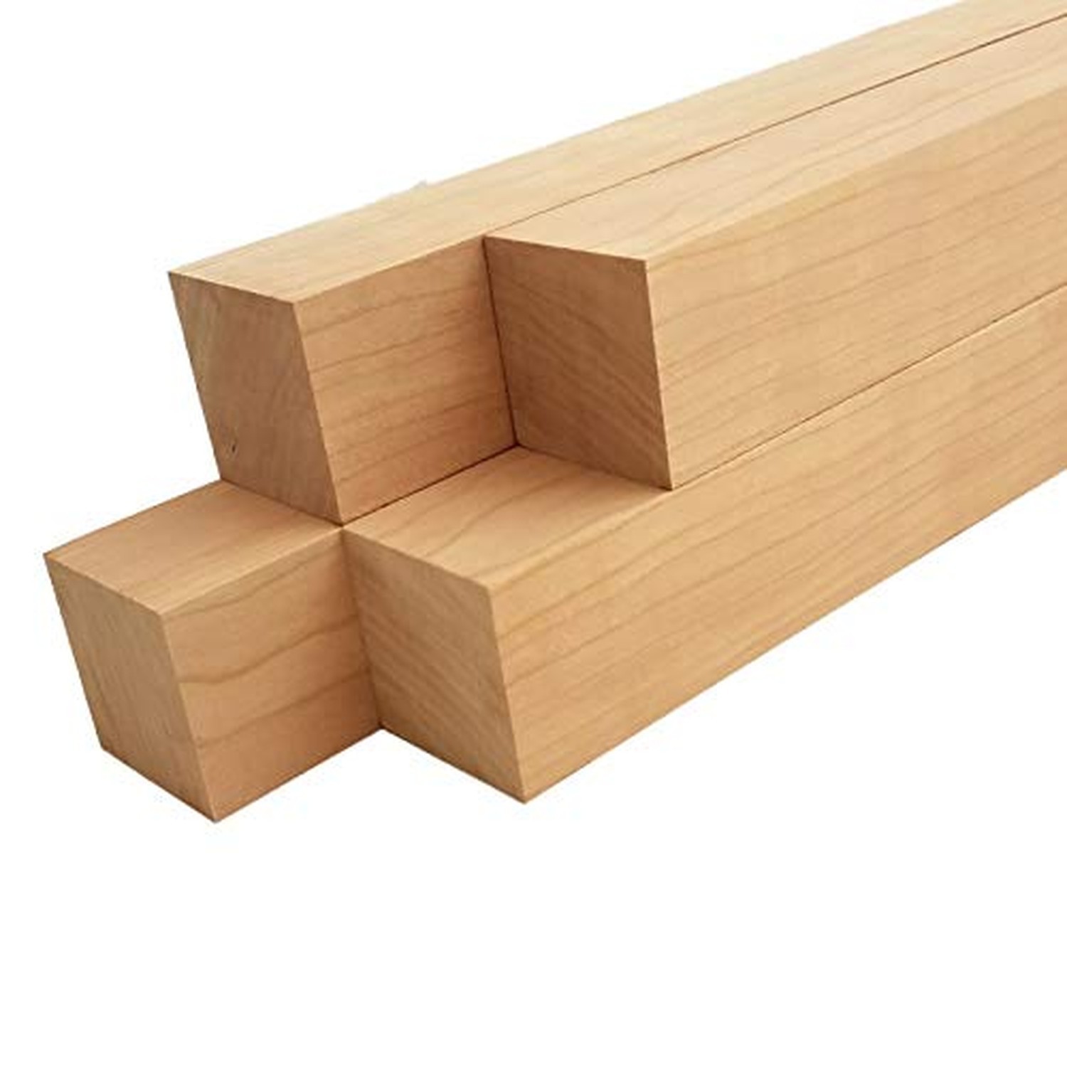 Barrington Hardwoods Cherry Lumber Square Turning Blanks (4pc) (2" x 2" x 6") 4