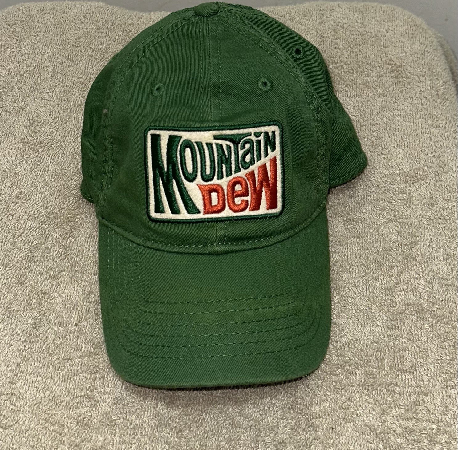 Mountain Dew Green Baseball Cap Hat Original 2011 Soda Advertising (Vintage)