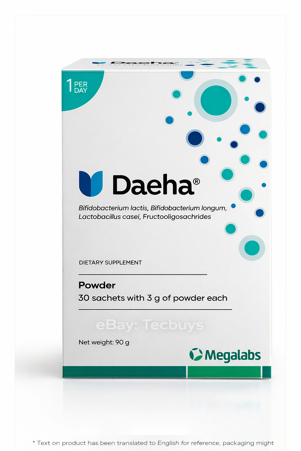 DAEHA Probiotic 30 Sachets Lactobacillus Bifidobacterium Supplement USA Shipping