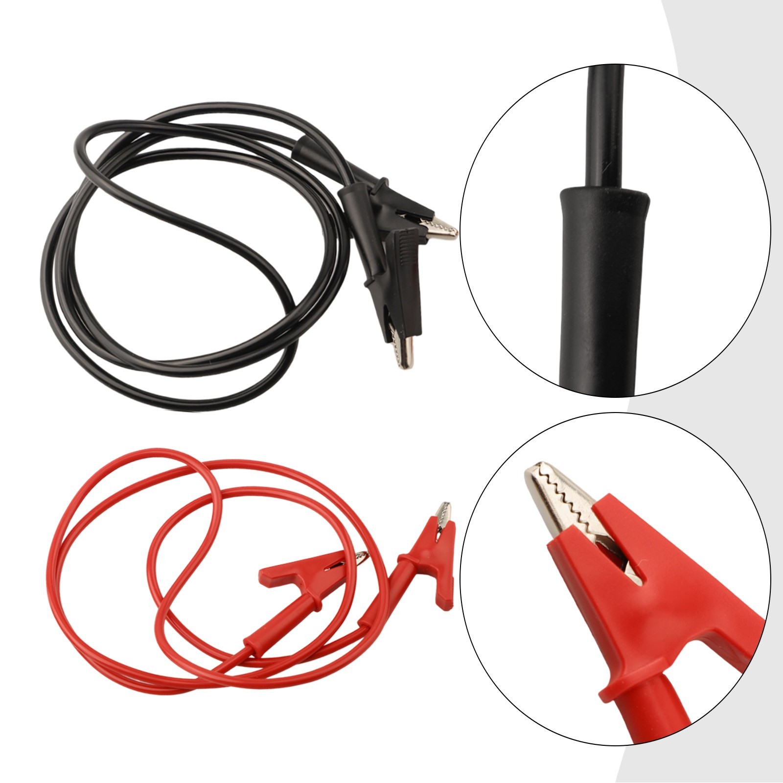 Crocodile Clip Electrical Testing Leads Set Length of Each Wire is 100cm