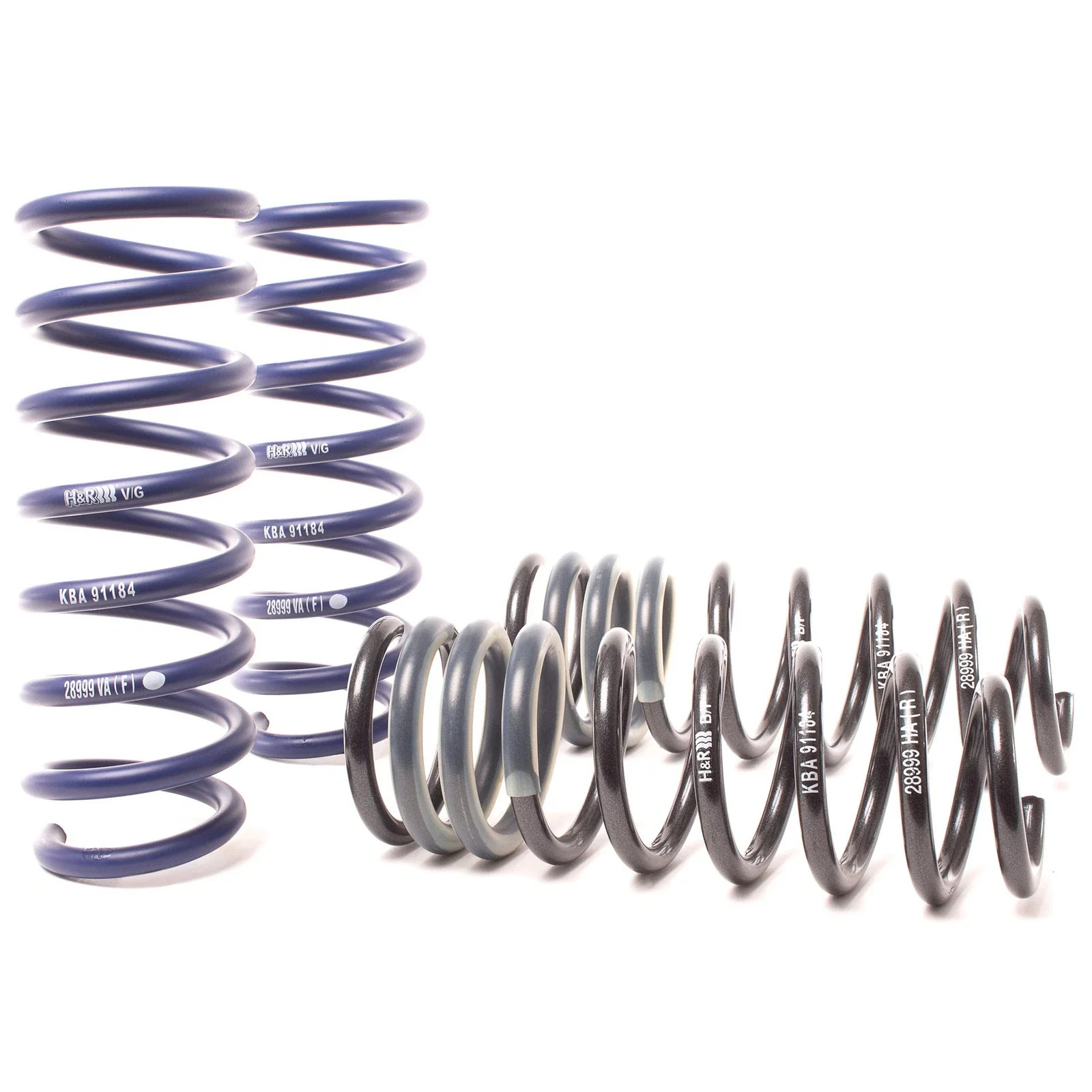 H&R 28991-2 Lowering Super Sport Front Rear Springs Kit for 2009-15 BMW 750i F01