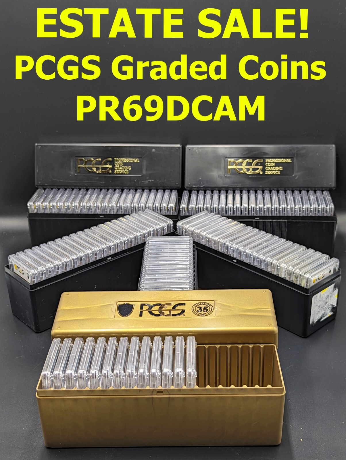 PCGS GRADED PR69 DCAM  From Large Estate Sale Grab Bag - 1 Graded US Proof Coin