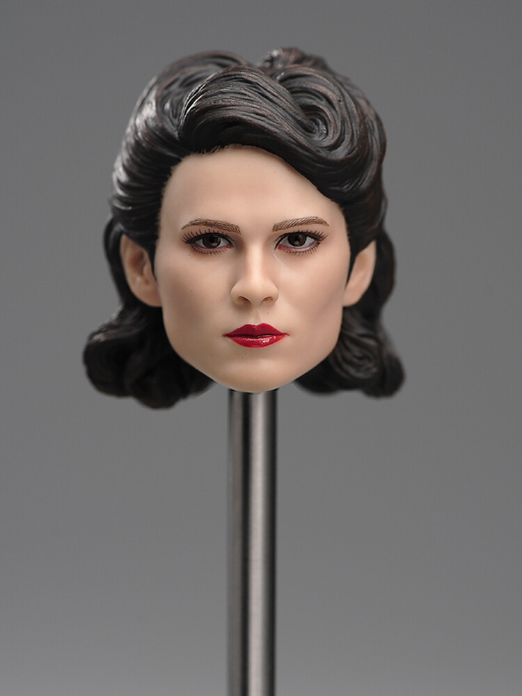 1/6 Female Peggy Carter Hayley Atwell Head Sculpt For 12in PH TBL Figure Body