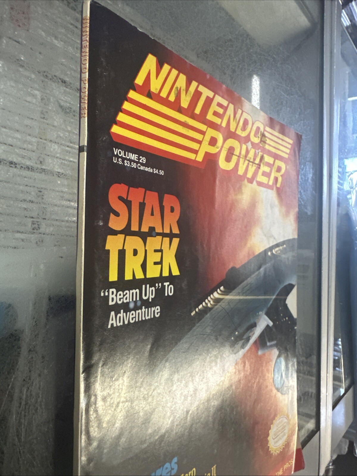 Nintendo Power 29 Star Trek with poster/inserts Complete Good