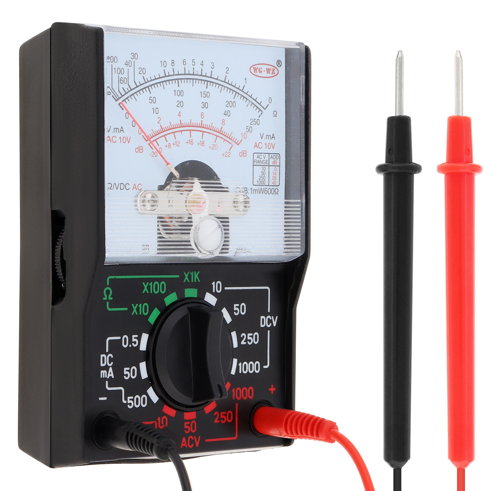 MF-110A Pocket Mini Multimeter Analog AC/DC Voltmeter Ammeter Ohmmeter Tester US