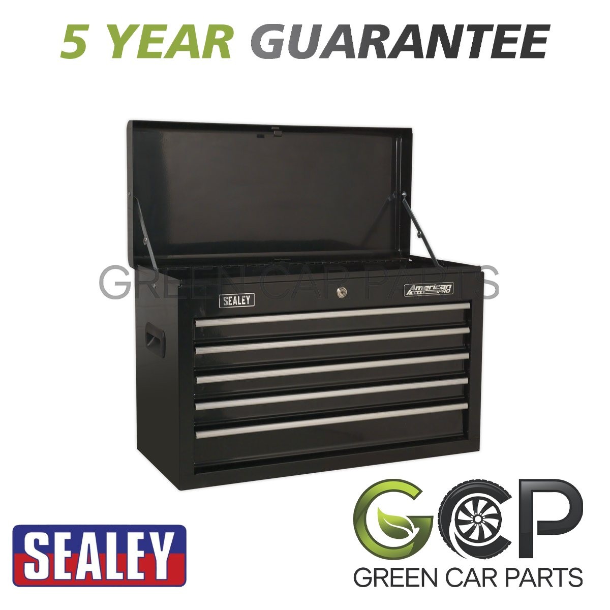 Sealey American PRO� Topchest 5 Drawer Black AP225B