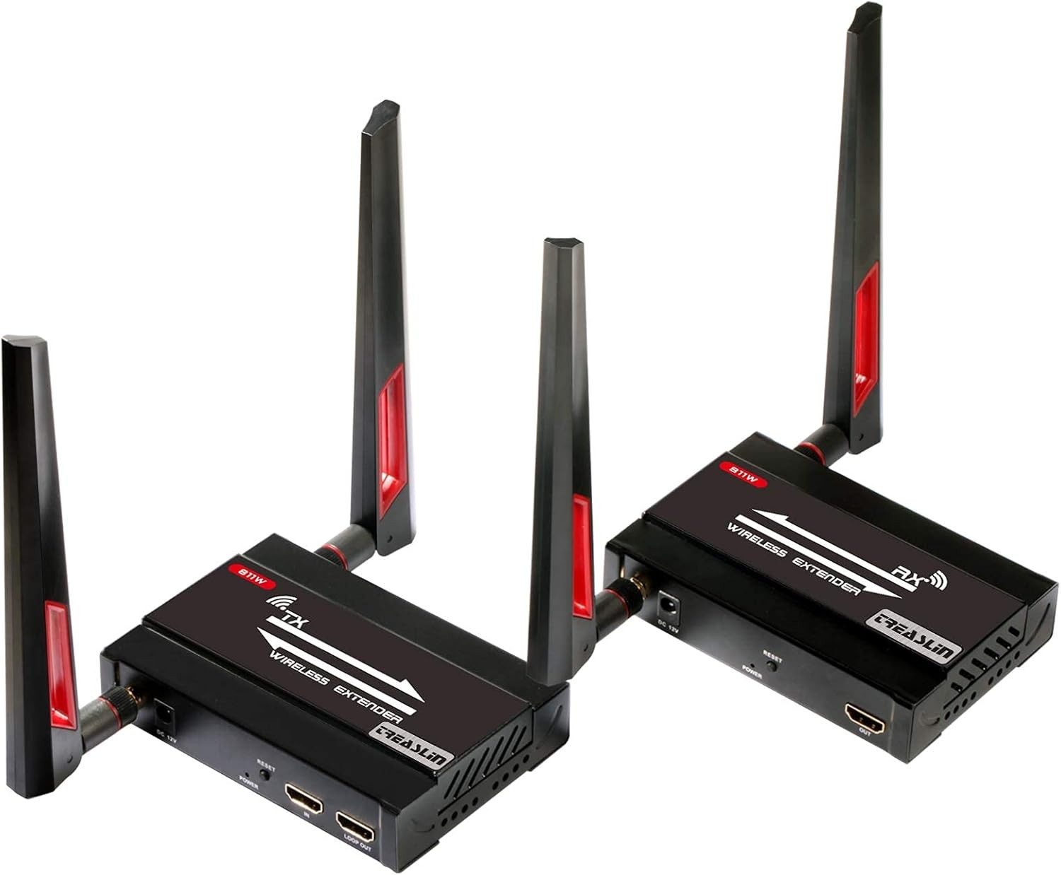 2PCS-Wireless HDMI Transmitter and Receiver, HDMI Extender Full HD  200m (656ft)
