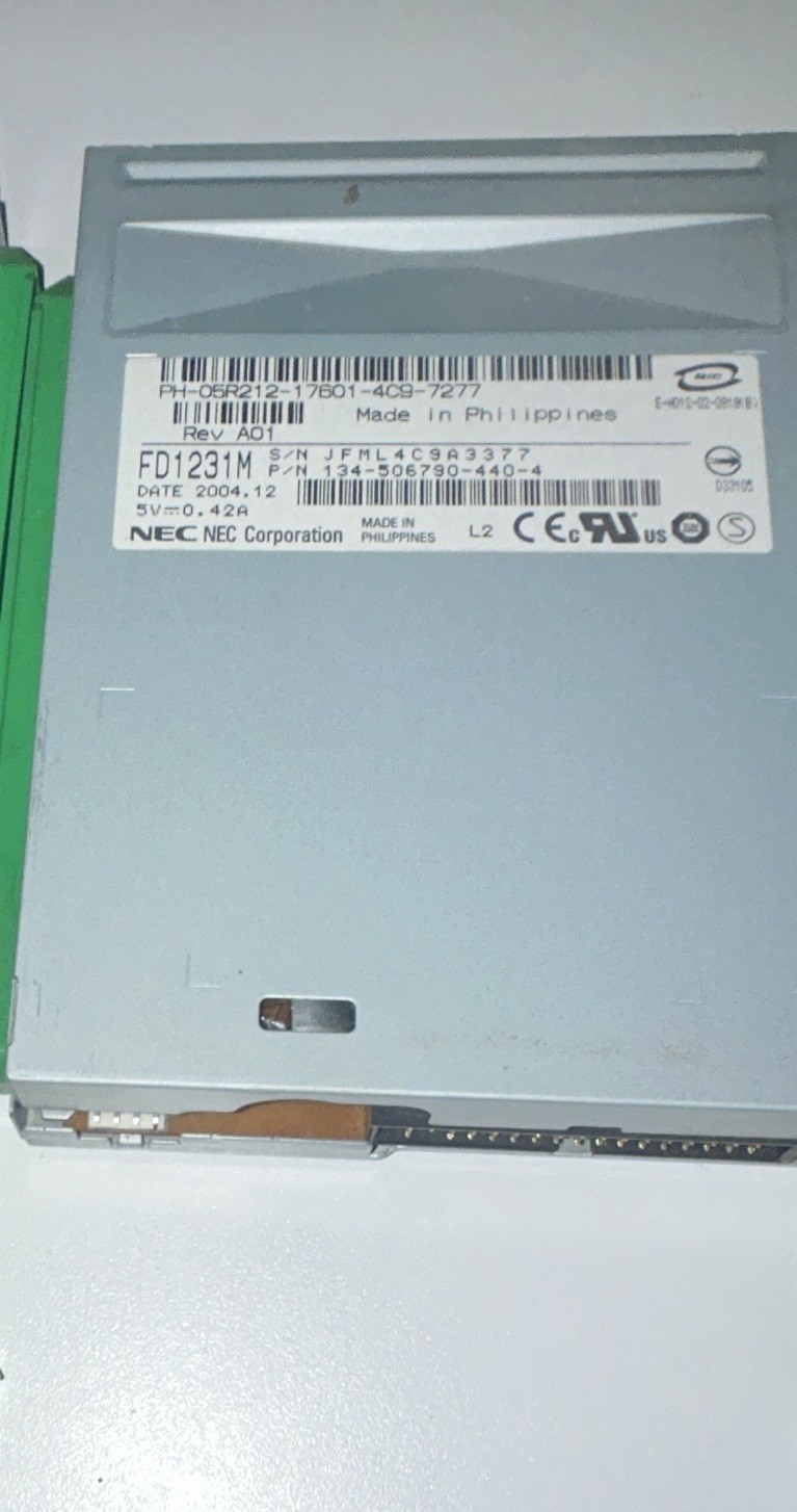 3 NEC FD1231M 3.5in Internal Floppy Drives PATA/IDE P/N 134-506790-440-4