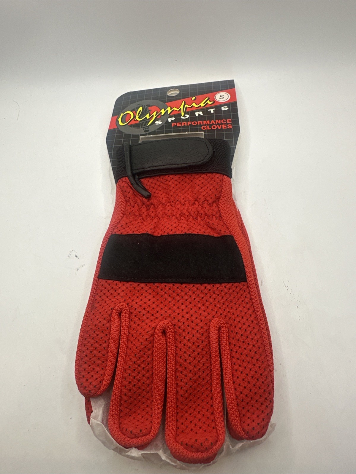 Olympia 150 Airflow Gloves Breathable Mesh Ventilated Small RED New old Stock
