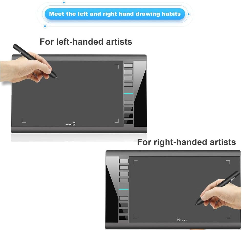 Drawing Tablet Graphics, M708 V2 Upgrade Pc&Computer&Android Device,10X6