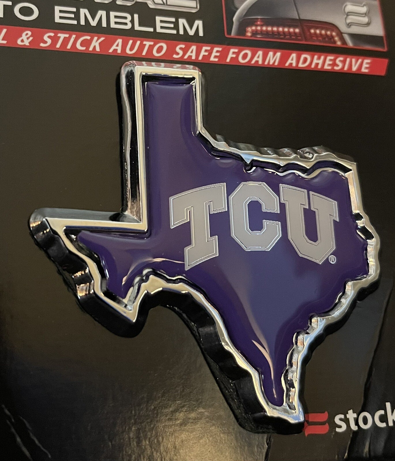 Texas Christian University TCU Horned Frogs METAL Car Auto Emblem FREE SHIPPING