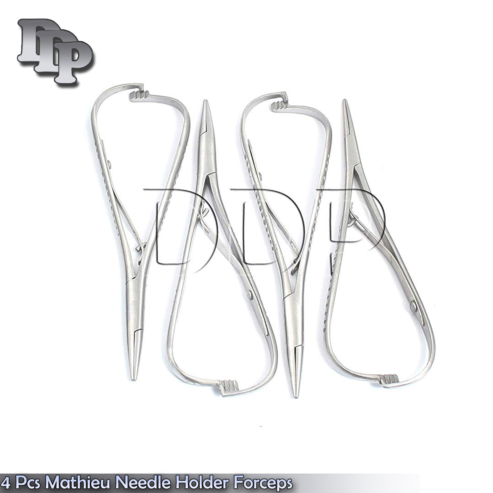 4 Pcs Orthodontic Mathieu Needle Holder Forceps Dentistry Ligature Pliers