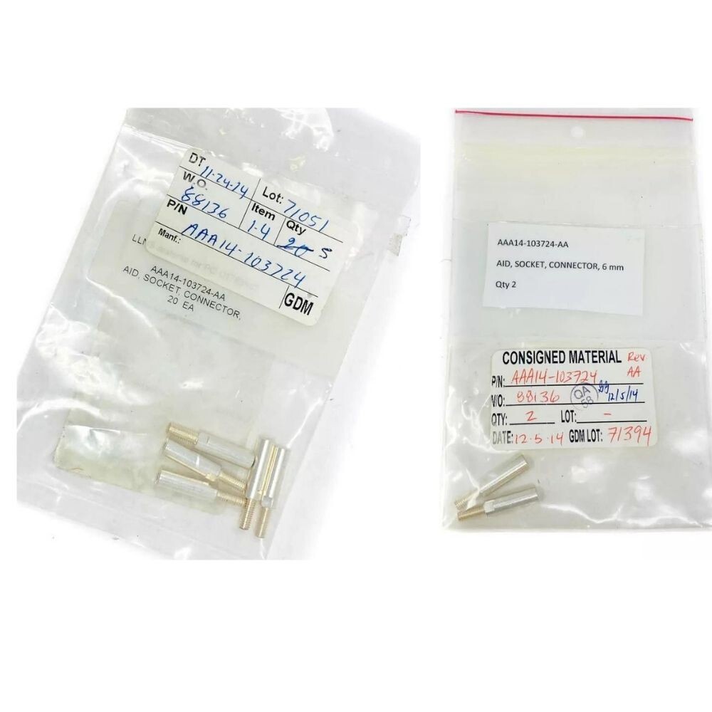 GDM AAA14-103724-AA Socket Aid Connector 71394, 7 Pcs