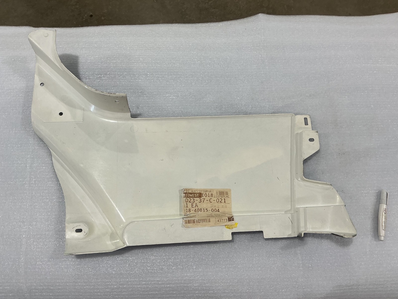 Freightliner Columbia Cab Cowl Panel Left hand side OEM # 1840815004