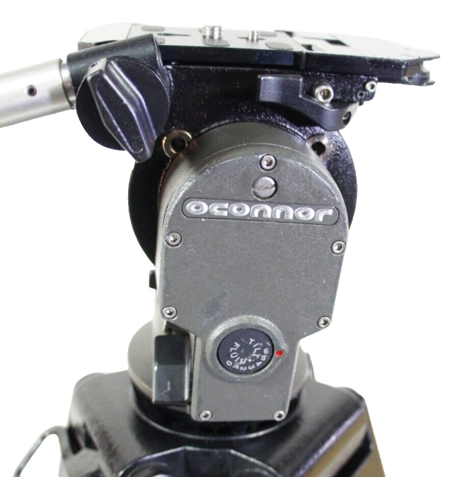 O'Connor DV ULTIMATE FL HEAD CAMERA WEDGE PLATE PAN BAR TIEDWNK SERVICED 24Lb 🔥