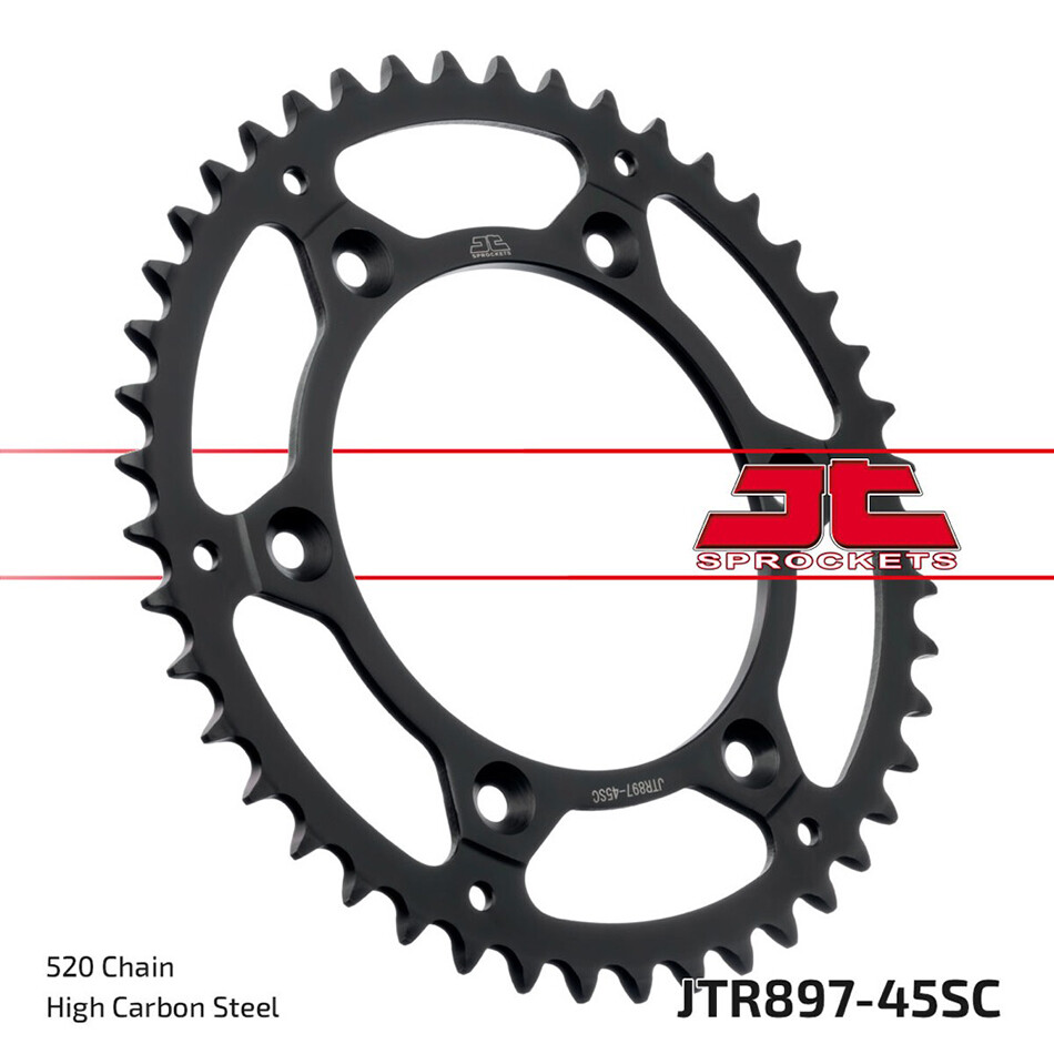 Rear Sprocket Steel (corona trasera de hierro) 45T-520 HUS/HUSQ/KTM HUSQVARNA