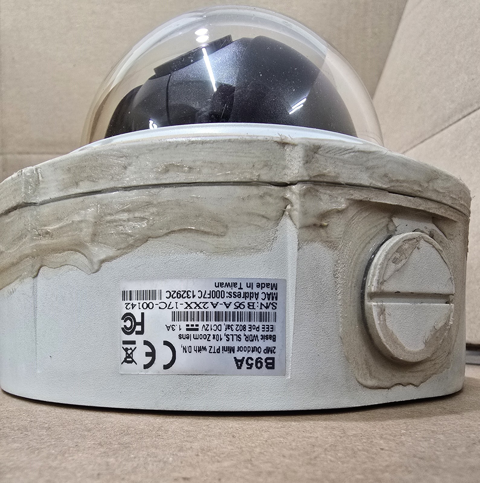 ACTi B95A 2 Megapixel Outdoor Mini PTZ Security Camera with Day/Night