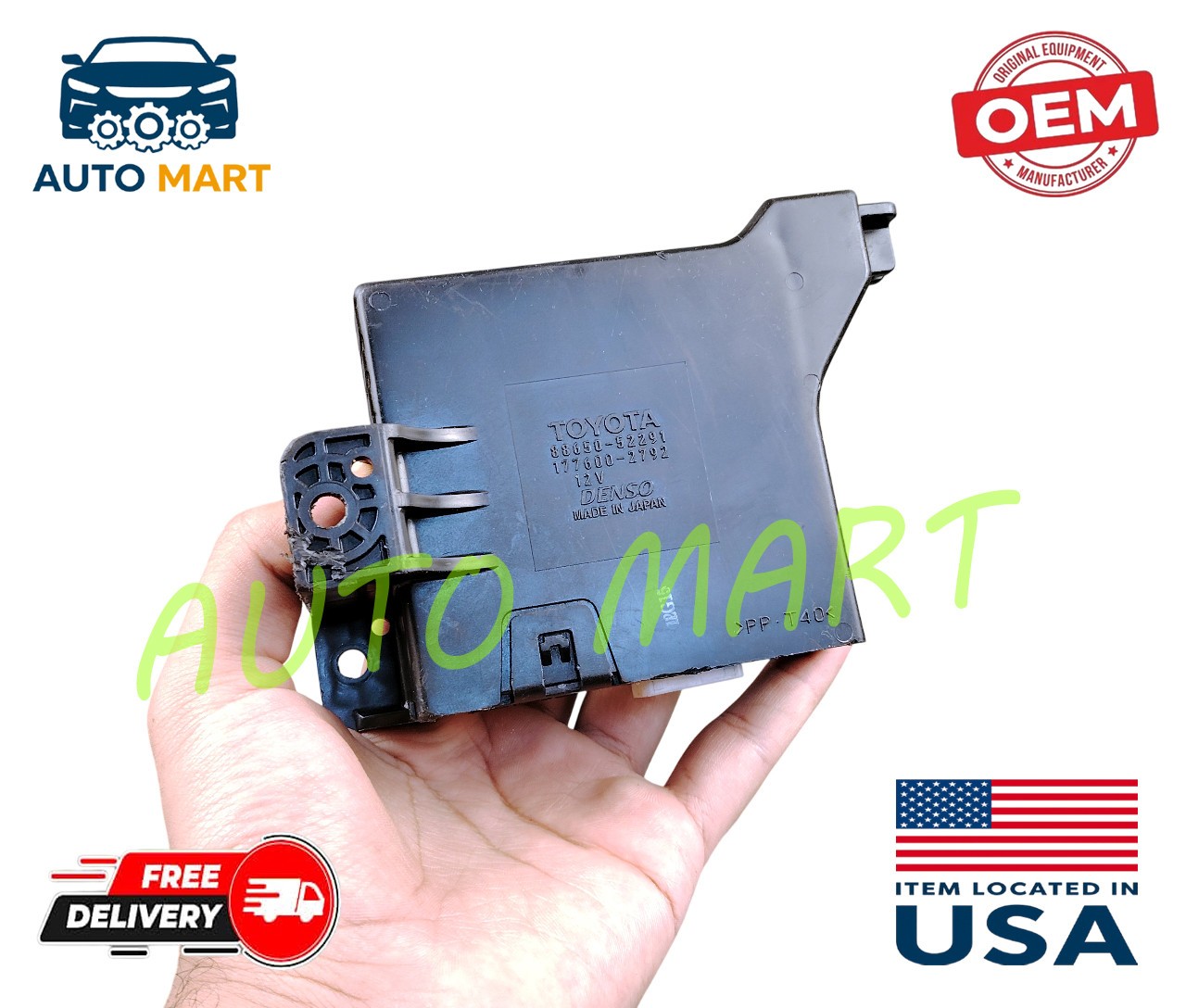 TOYOTA YARIS NCP91L AC AMPLIFIER HAVC CLIMATE CONTROL MODULE 88650 52291