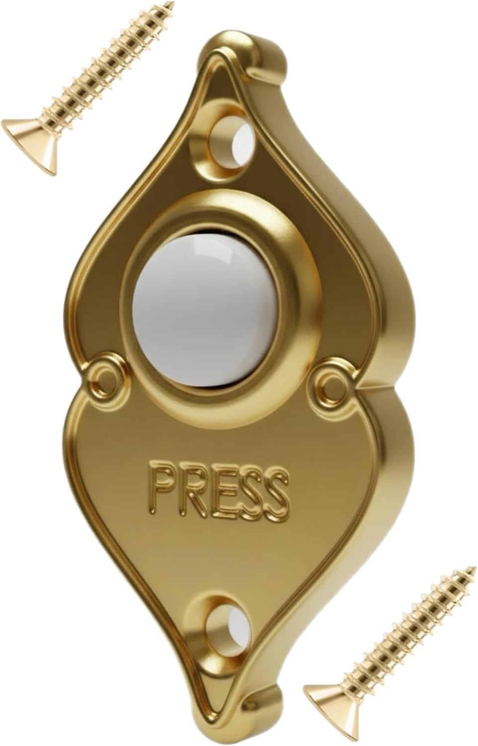 LuxGold LED Lighted Heavy Duty Wired Doorbell Button