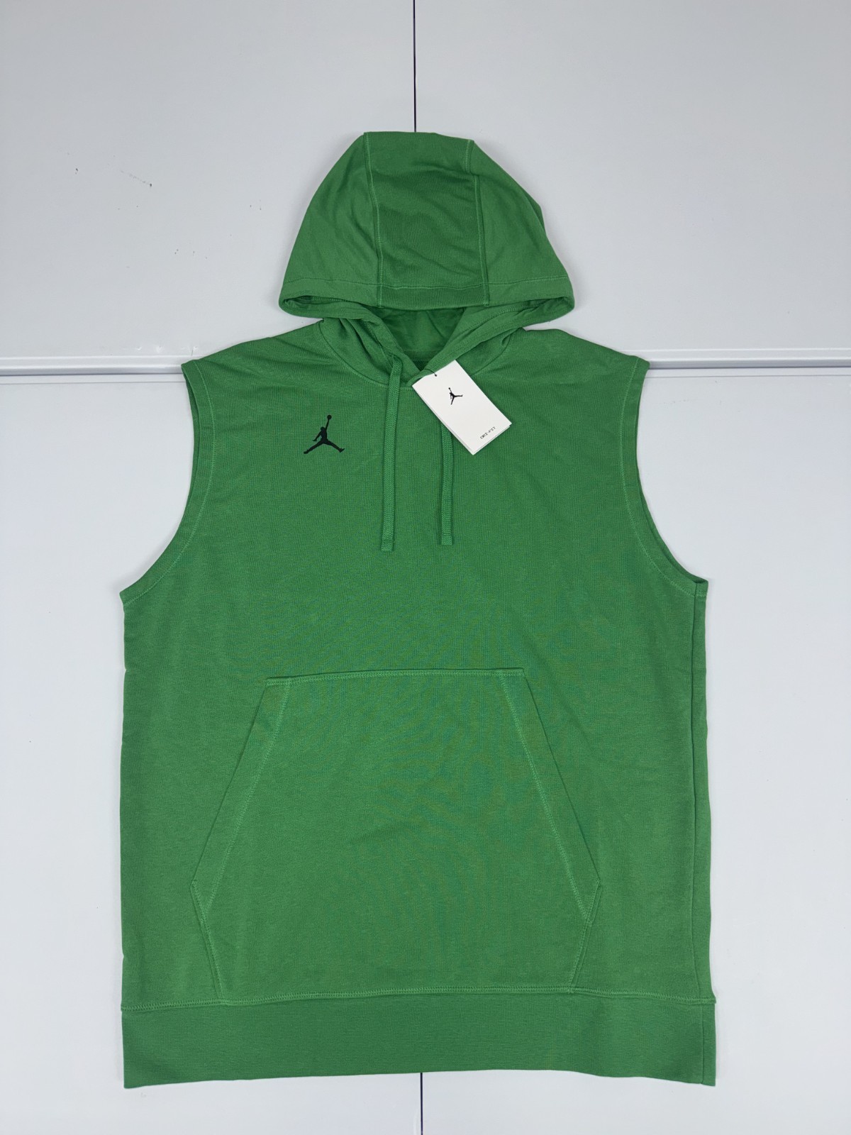 Nike Jordan Jumpman  Dri-FIT Green Sleeveless Hoodie $77 DQ7946-388 Pick Size