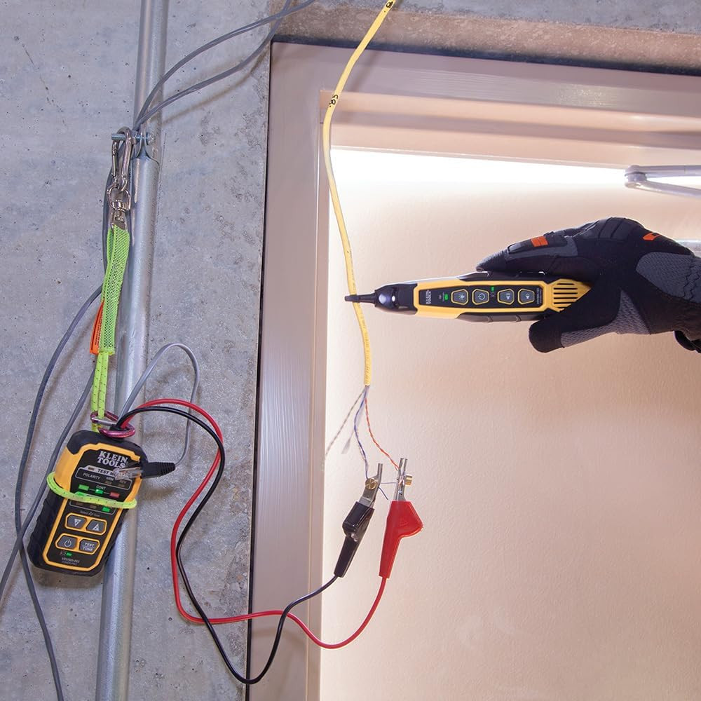 VDV500-123 Wire Tracer Tracing Probe with LED Work Light for Ethernet, Internet,