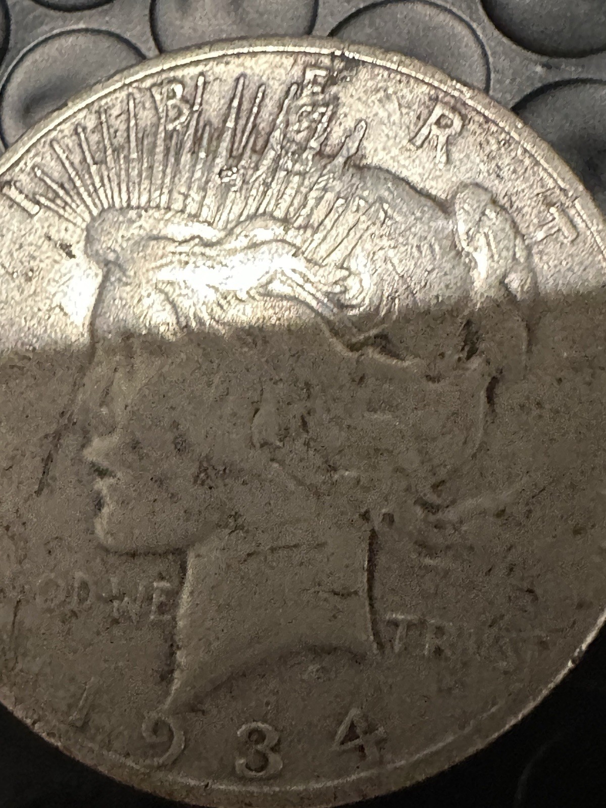 1934 S PEACE SILVER DOLLAR $1 KEY DATE COIN