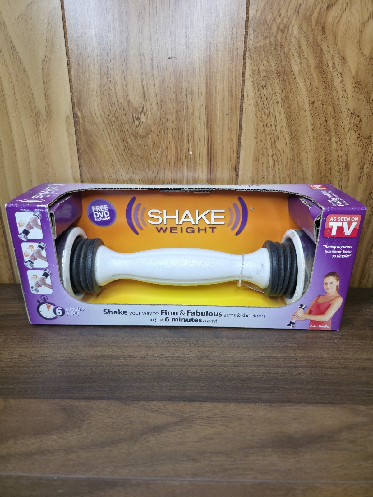 Shake Weight As Seen On TV Arm Workout 2.5 Lb Vintage White New DVD