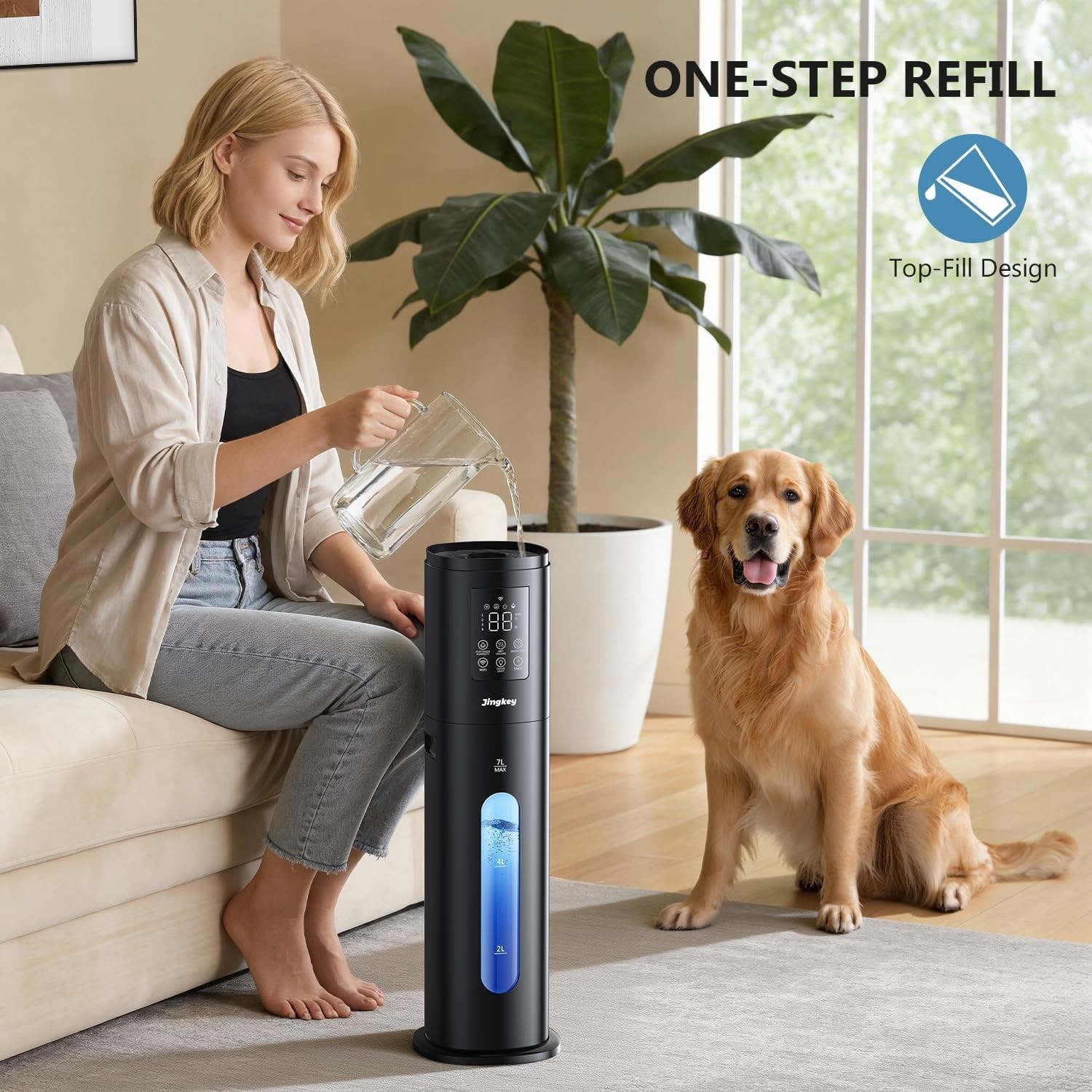 Humidifier Large Room 7L Smart App Remote Control Automatic Modes