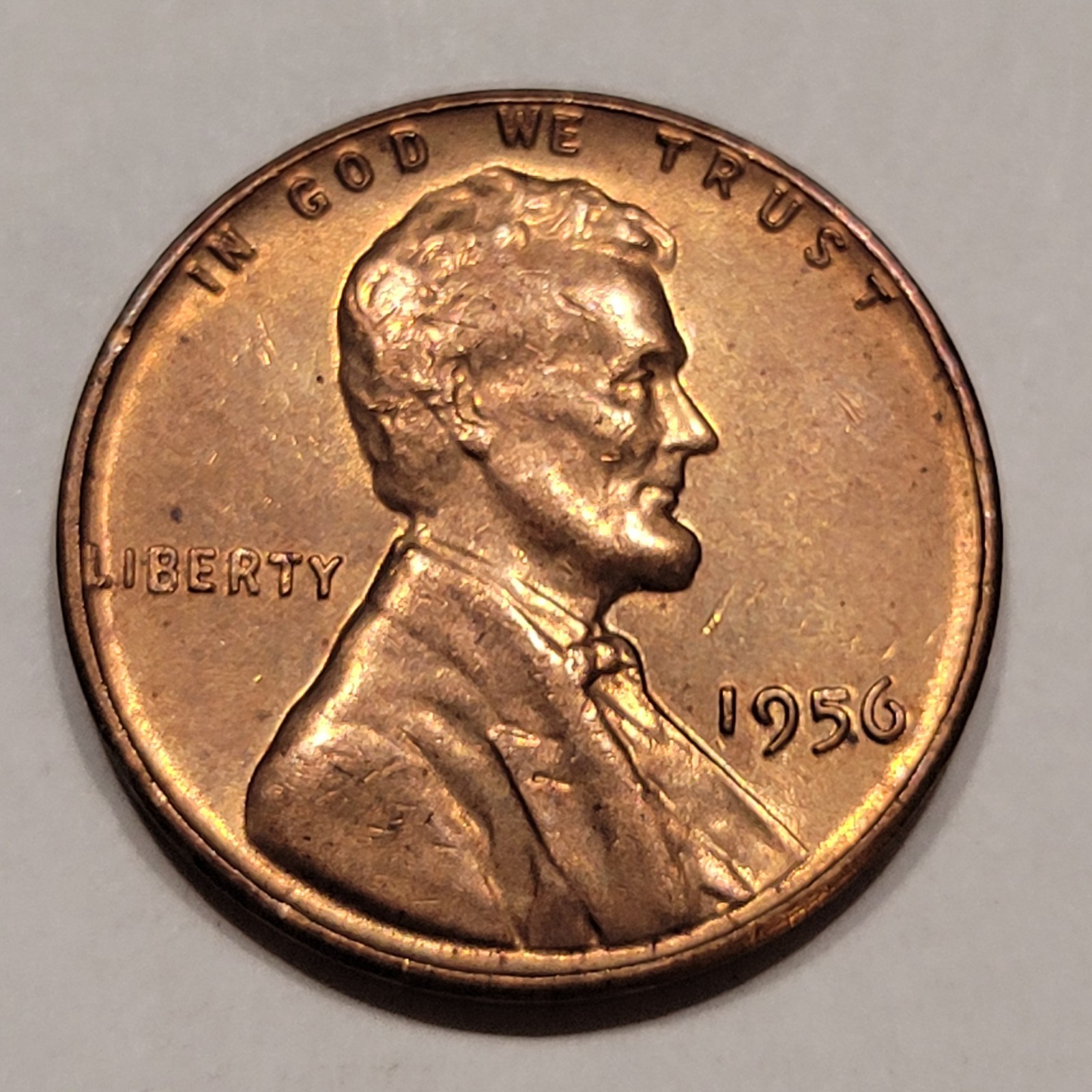 $  .01 1956 Lincoln Wheat Cent Uncirculated BU