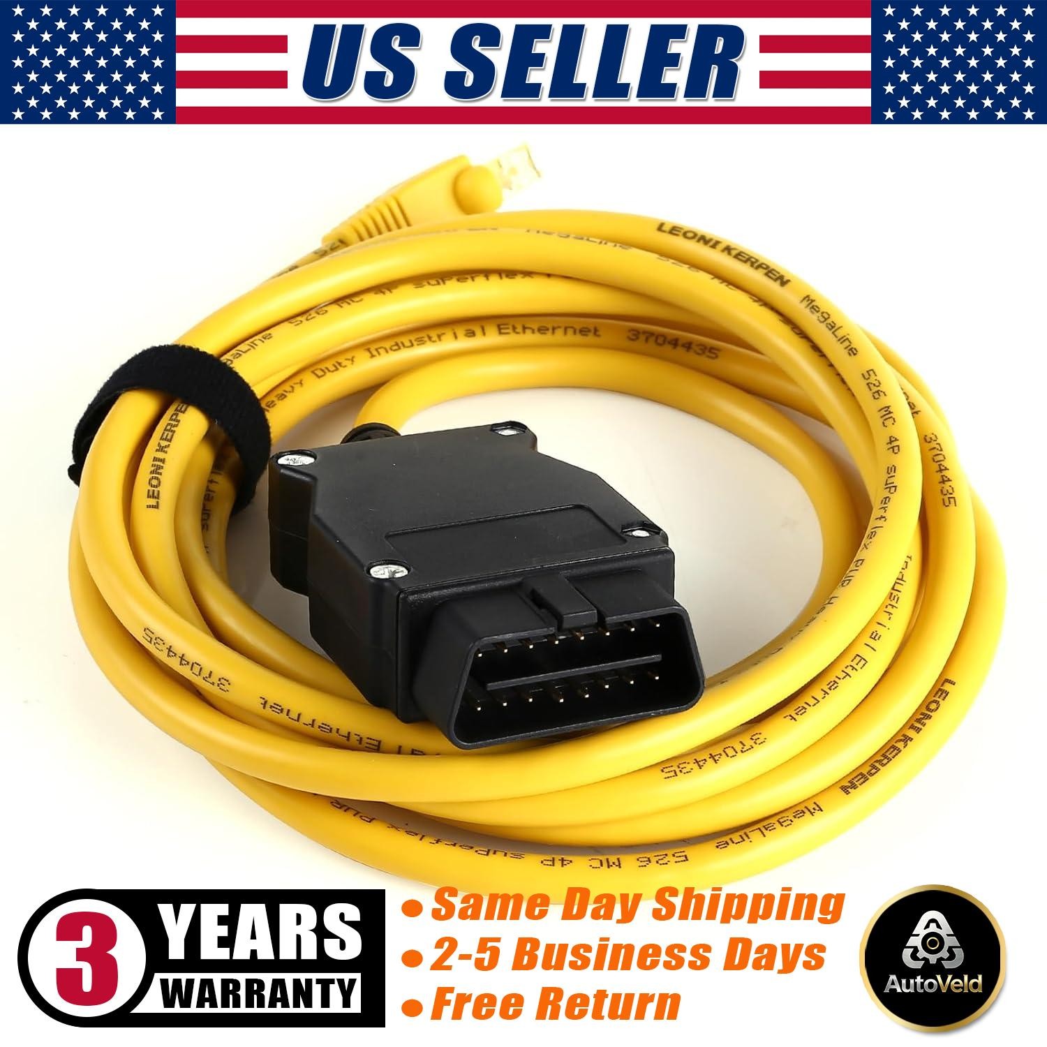 ENET Ethernet Cable fits BMW OBD ICOM E-SYS ISTA Bimmercode F- Series OBD2 cable