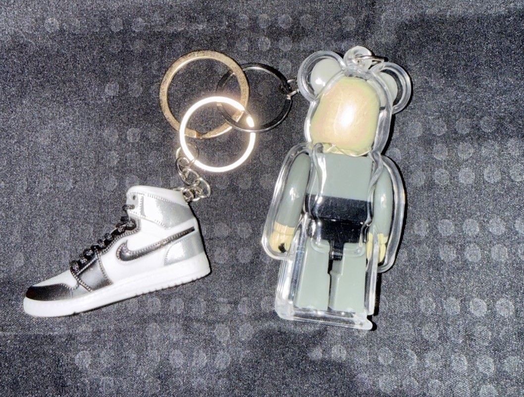 SupBear Kaws Keychain with extra keychain choice