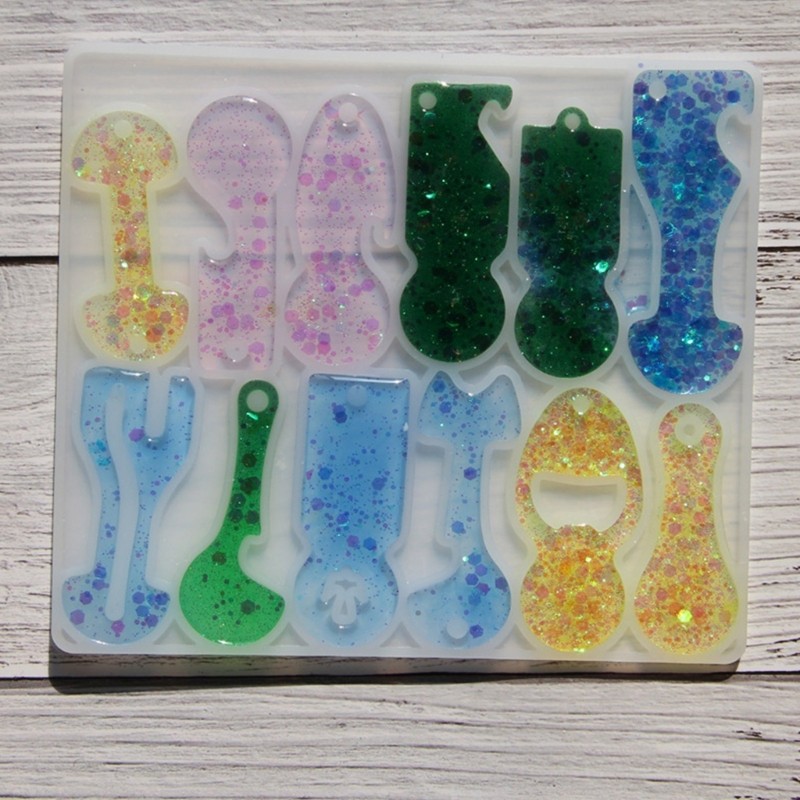 Long Time Use Washable Silicone Mould for Handcraft Trolley Tokens Keyrings